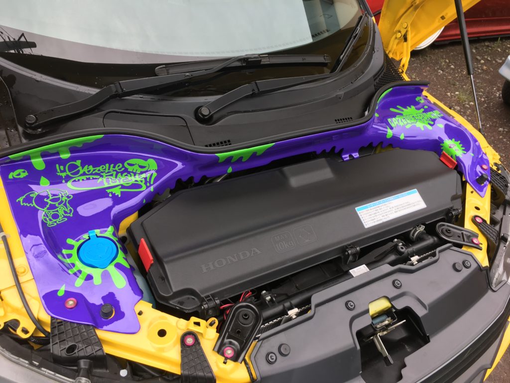 S660用 エンジンルーム用カーボン雨どい CC-sport