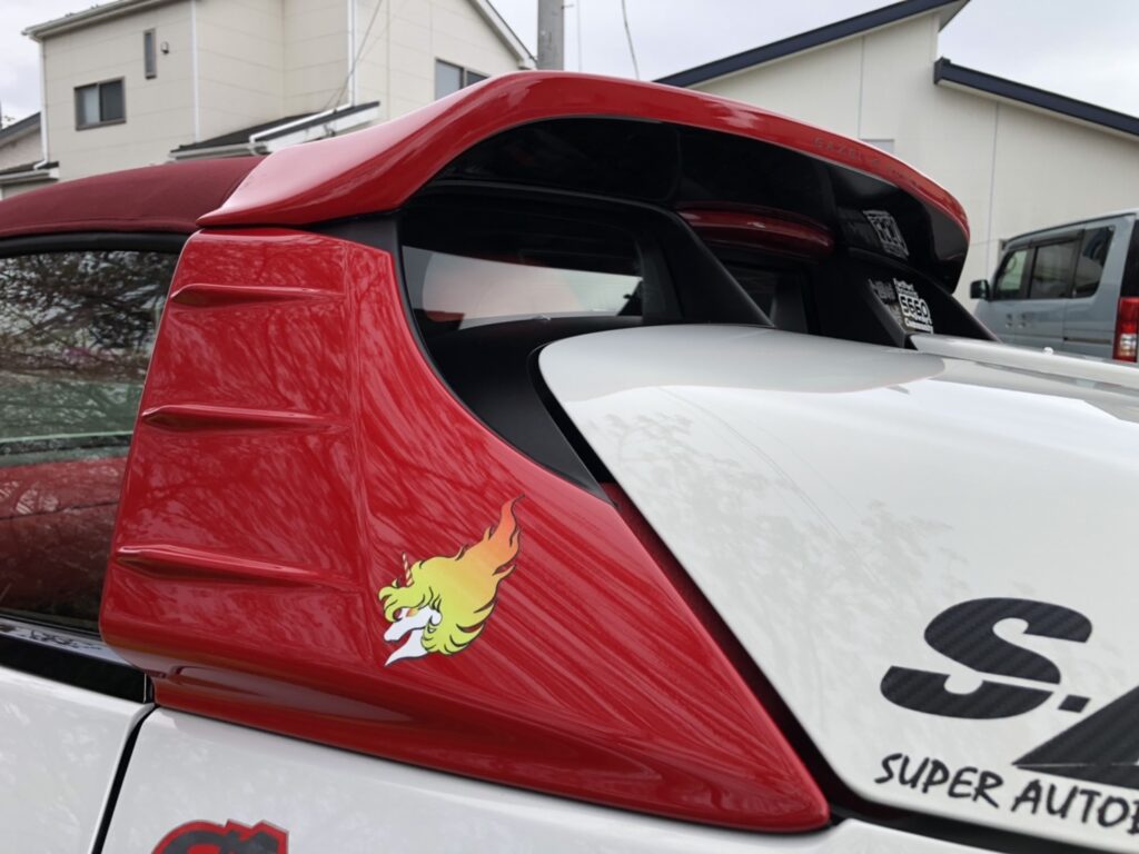 S660用ルーフカバー赤